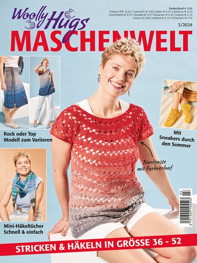 FLACHES TUCH GITTERMUSTER, gehäkelt