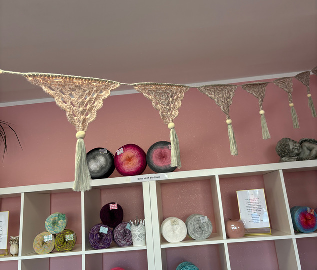 Häkelanleitung Wimpelkette