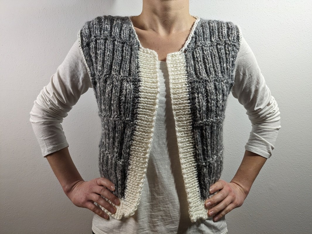 Strickanleitung Kuschelige Weste - Bild 6