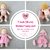 DIY Waldorf baby doll 7 inch (18 cm) tall. PDF sewing pattern and tutorial