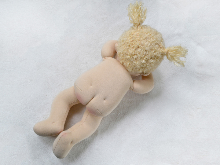 DIY Waldorf Baby doll 14 inch (36 cm) tall. PDF sewing pattern and tutorial