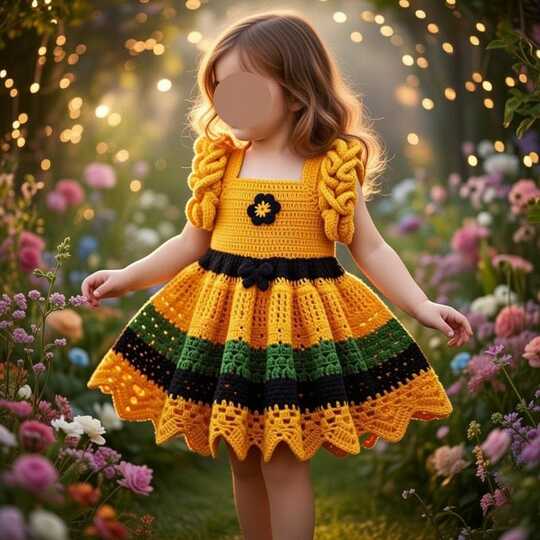 Häkelanleitung Baby Kleid – PDF + Video Tutorial