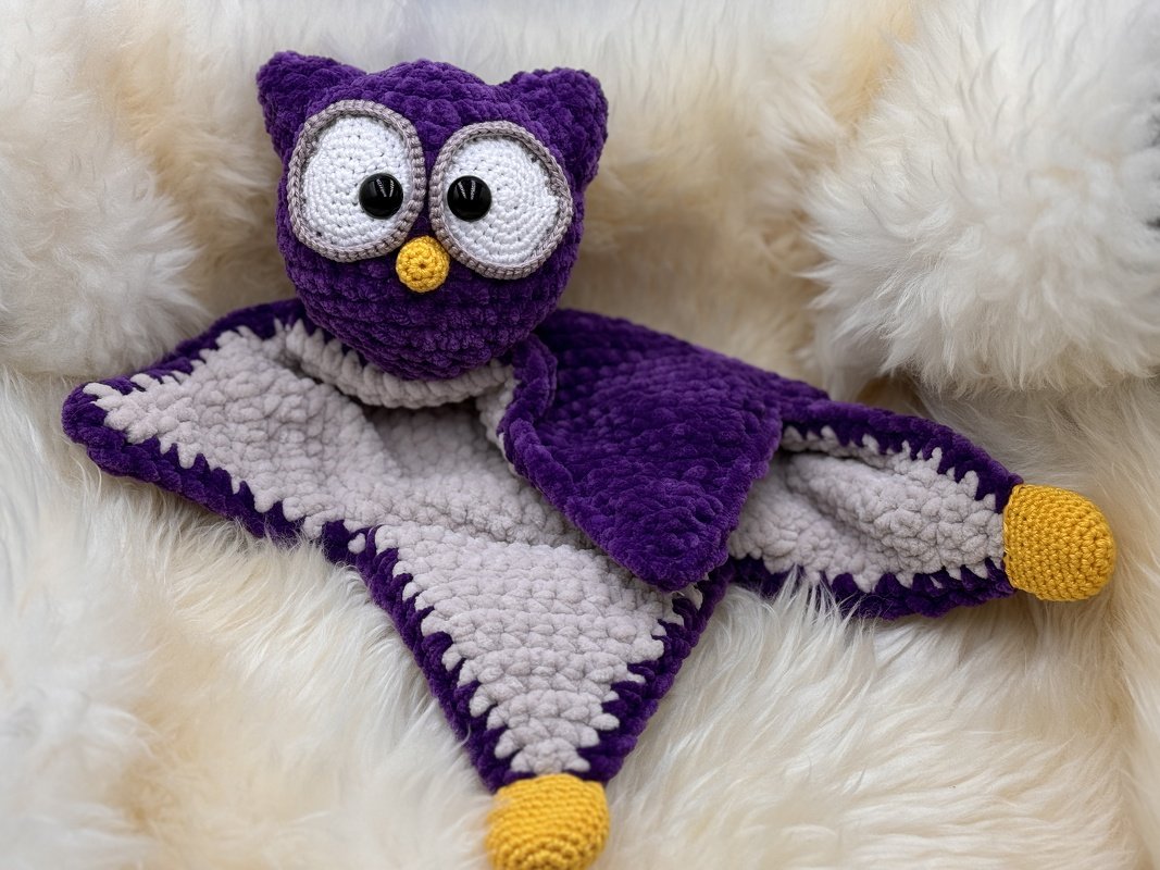 Eulalia the Cuddly Owl – Crochet Pattern for a Lovey - Image 2