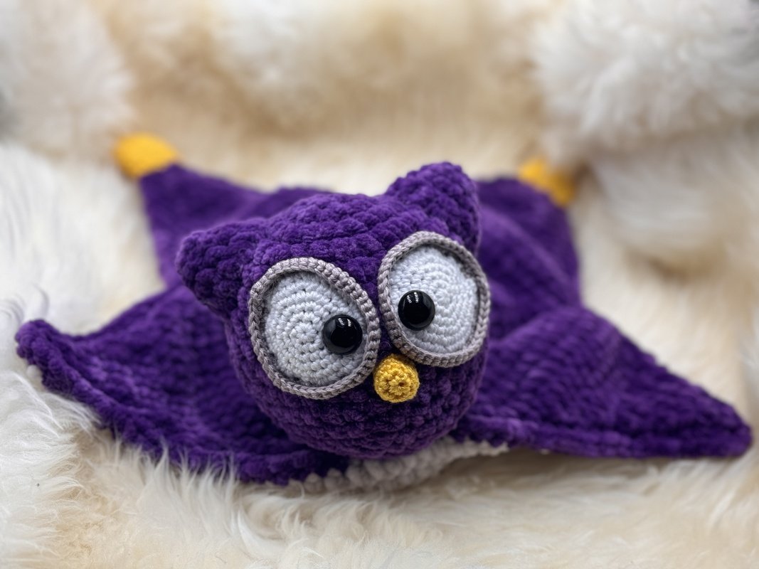 Eulalia the Cuddly Owl – Crochet Pattern for a Lovey - Image 4