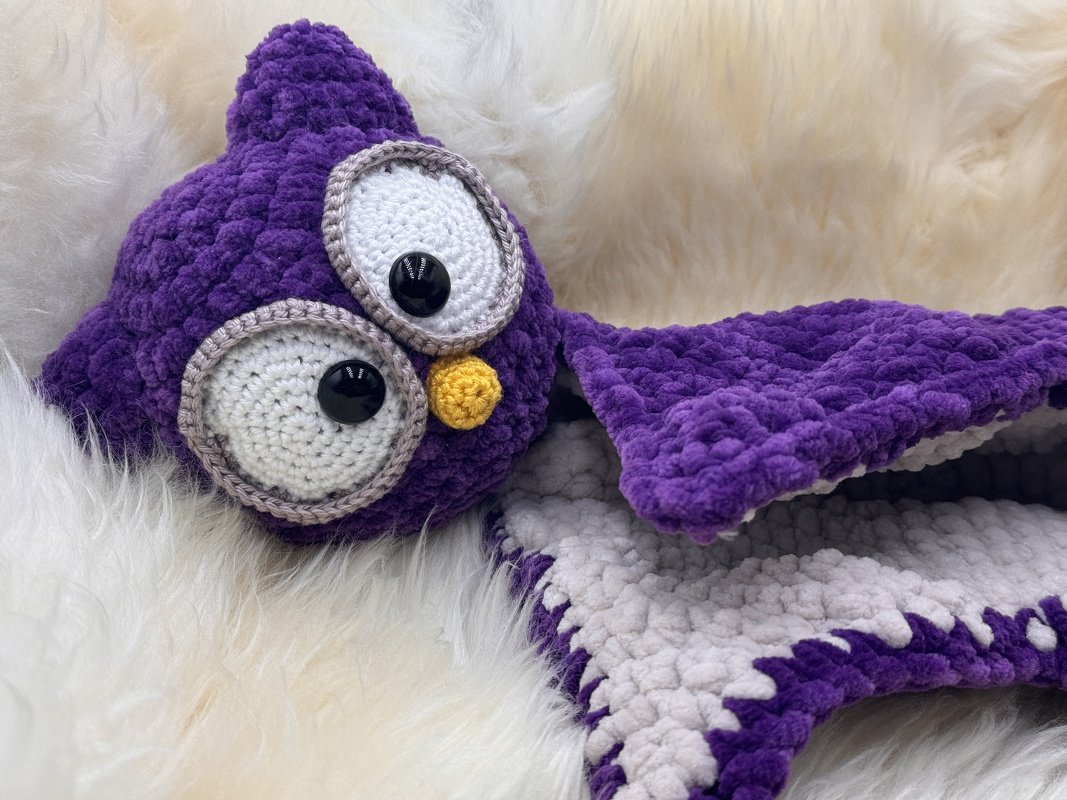 Eulalia the Cuddly Owl – Crochet Pattern for a Lovey - Image 6