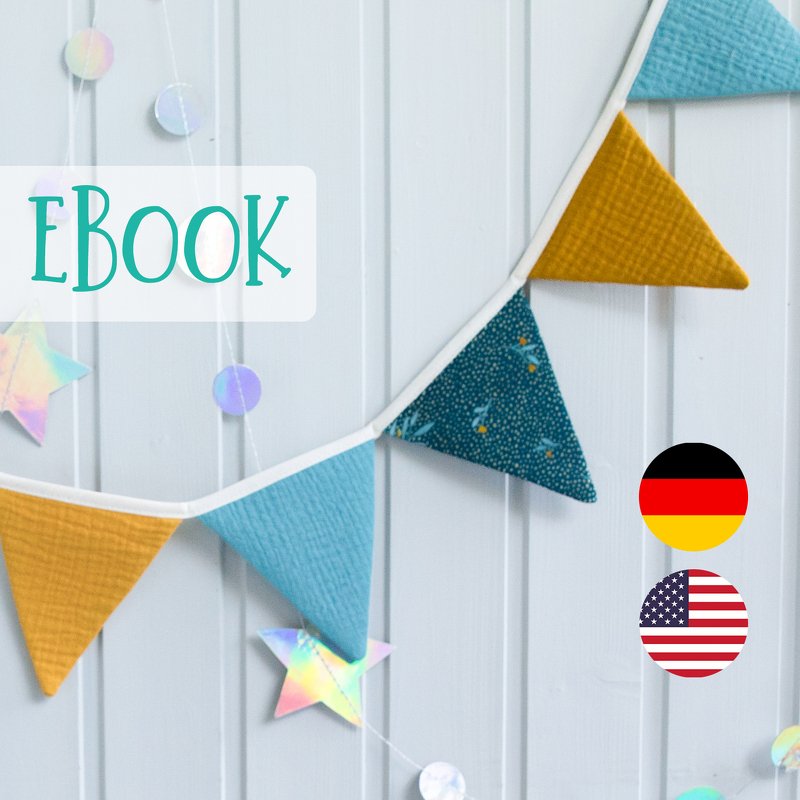 Bunting Banner sewing project for beginners