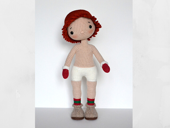 Сhristmas Gingerbread Dolls - Crochet pattern dolls - Christmas decor