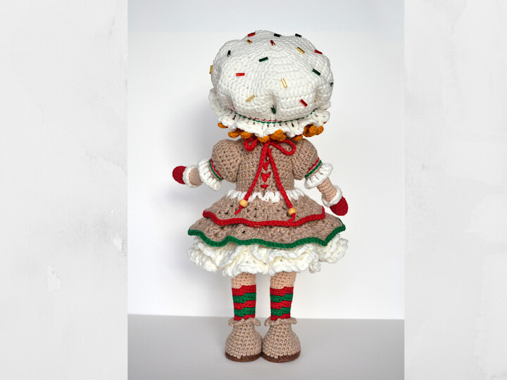 Сhristmas Gingerbread Dolls - Crochet pattern dolls - Christmas decor