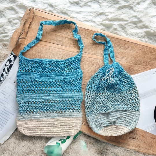 Häkelanleitung Strandtasche Beach Love "Beutel"