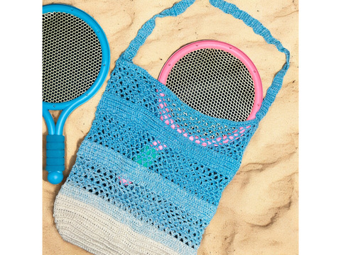 Häkelanleitung Strandtasche Beach Love "Oval"