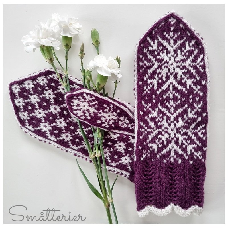 PATTERN: Christina Selbu Mittens ~ knitting strikke votter norsk - Image 4