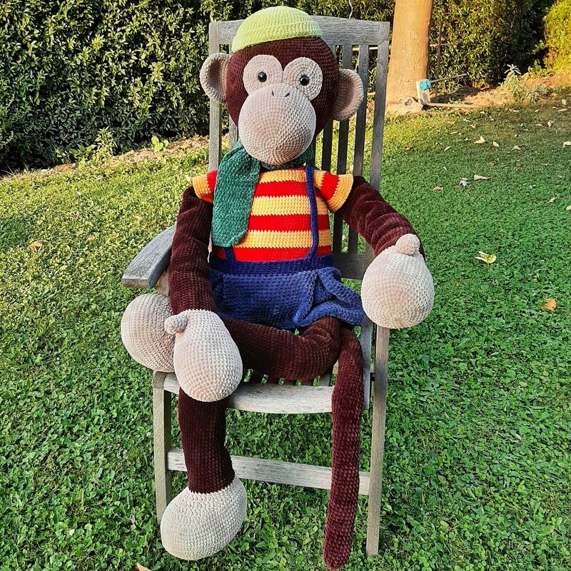 Affe Jimbo XXL - Häkelanleitung von CaroKunterbunt