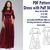 Maxi Dress Sewing Pattern PDF Puff Sleeve Dress Sewing Patterns PDF Pattern