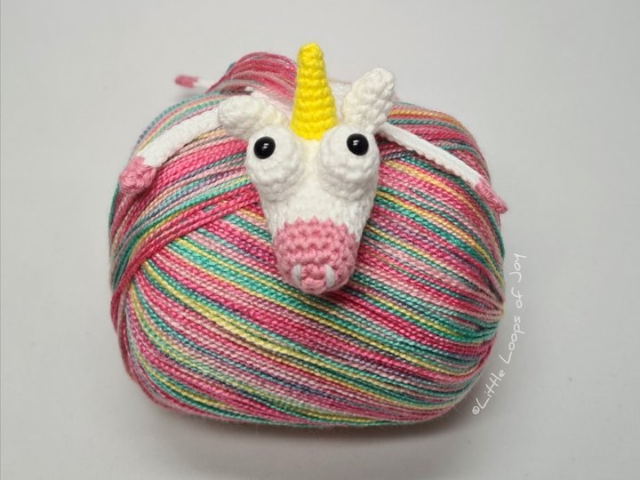 Crochet Pattern Bookmark "Norman, the Unicorn"