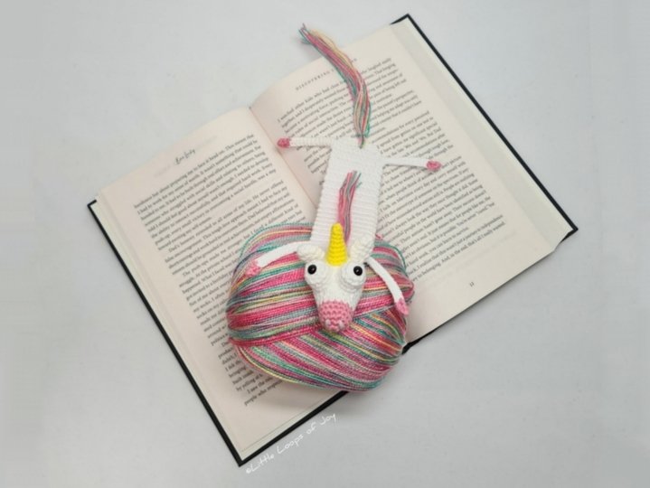 Crochet Pattern Bookmark "Norman, the Unicorn"
