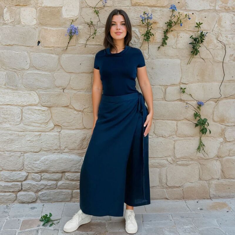 Schnittmuster Hose Madelone Gr. 34-54 | Culotte | Leinenhose | Wickelhose - Bild 3