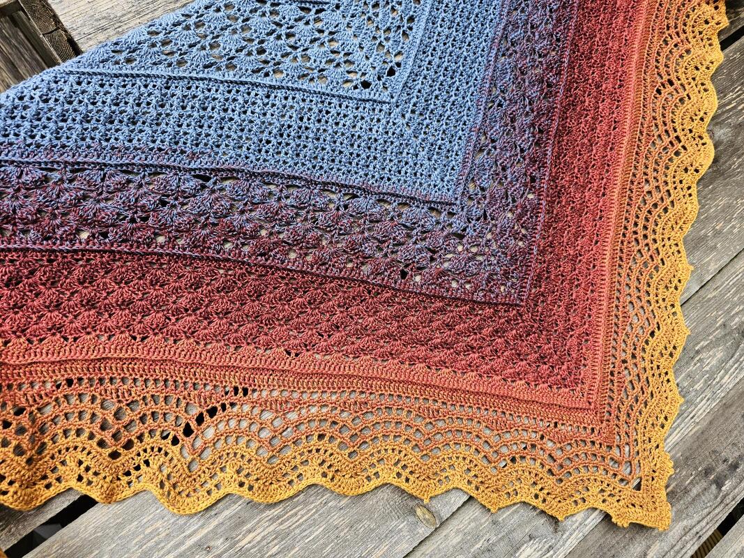 Häkelanleitung Tuch Devin