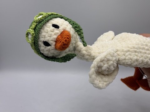 Häkelanleitung - Schnuffeltuch / Schmusetuch Gans "Gustl"