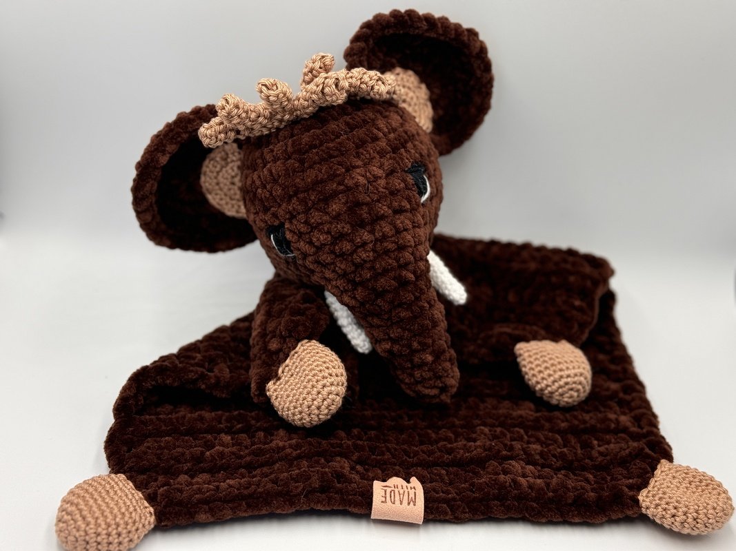 Crochet Pattern - Lovey / Comforter Elefant / Mammoth - Image 2