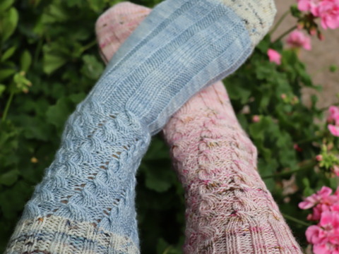 Anleitung Wellenspiel Socken