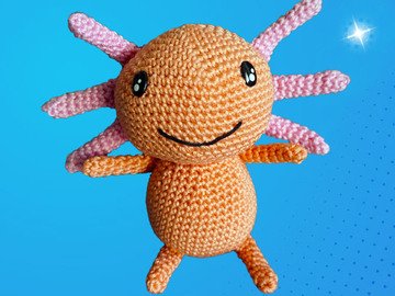 Crochet pattern: Axolotl