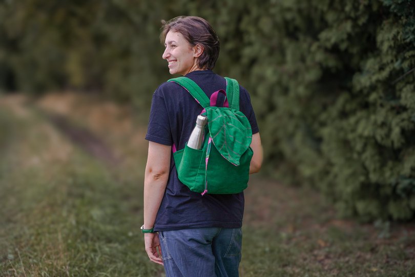 Rucksack "Blatt" in 4 Größen nähen
