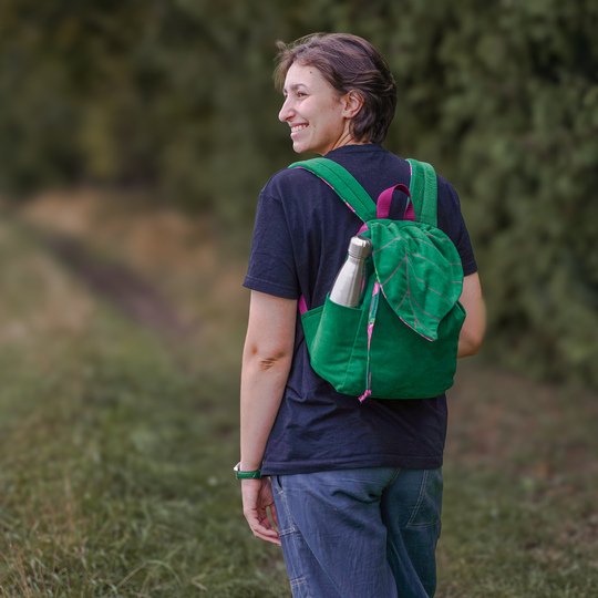 Rucksack "Blatt" in 4 Größen nähen