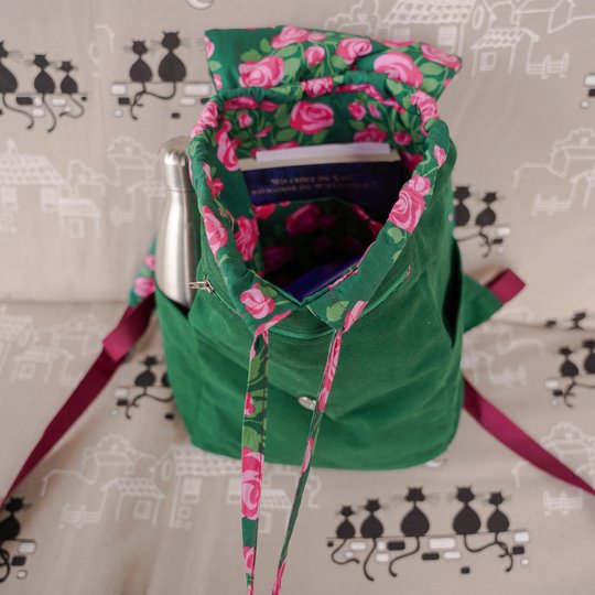 Rucksack "Blatt" in 4 Größen nähen