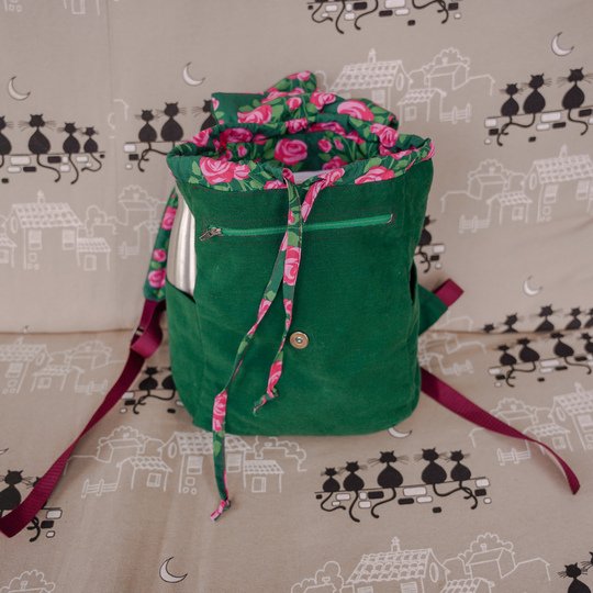 Rucksack "Blatt" in 4 Größen nähen