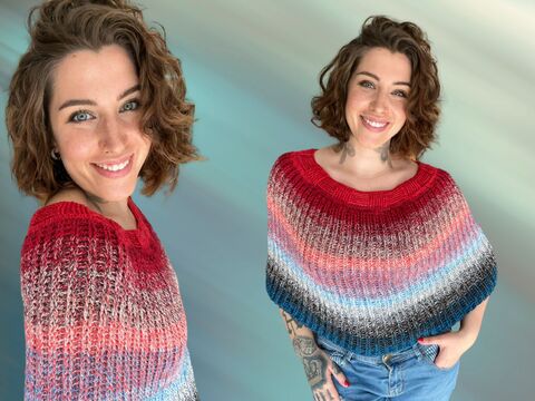 Häkelanleitung Poncho "ROCK IT"