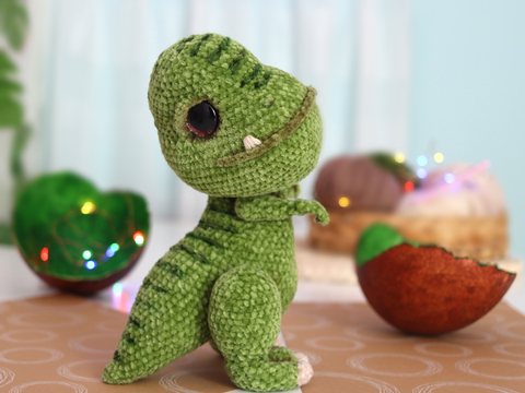 Crochet pattern T-Rex