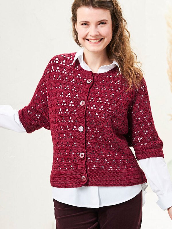 HÄKELJACKE AUTUMN, gehäkelt - Bild 6