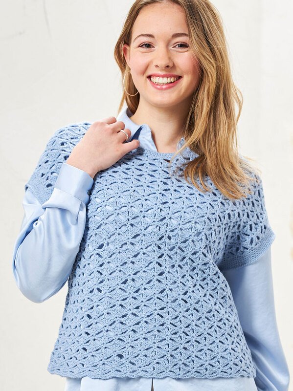HÄKELPULLUNDER LIGHT SKY, gehäkelt - Bild 3
