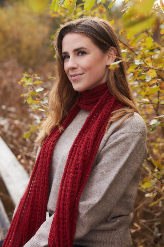 Lace Muster Schal - Bild 2