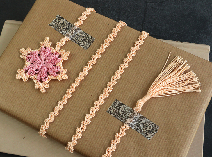 Bookmark, Gift Ribbon "Little Snowflake"