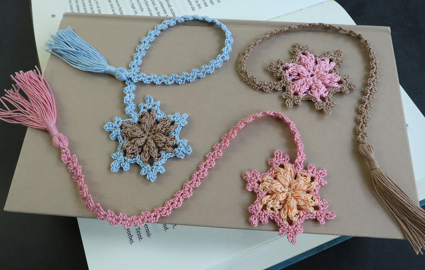 Bookmark, Gift Ribbon "Little Snowflake"