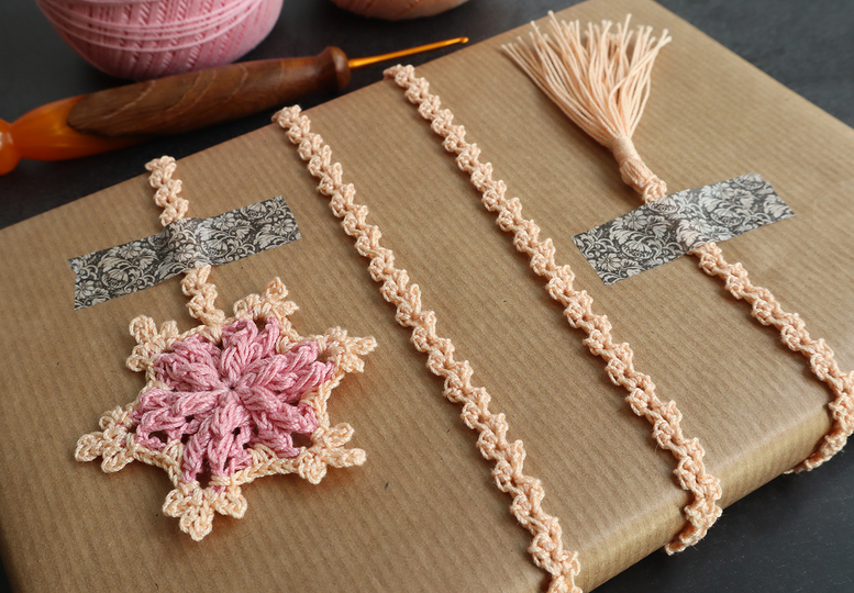 Bookmark, Gift Ribbon "Little Snowflake"