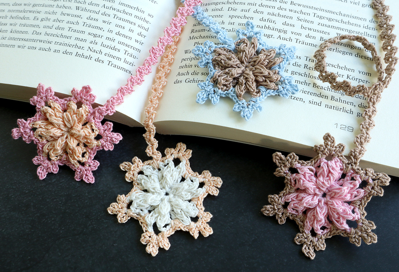 Bookmark, Gift Ribbon "Little Snowflake"
