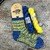 In Ketten , Socken mit Hebemaschen in Gr. 39/40