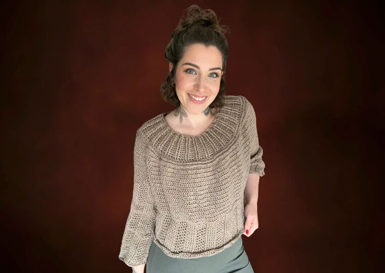 Häkelanleitung Pullover "KAFFEEBÖHNCHEN"