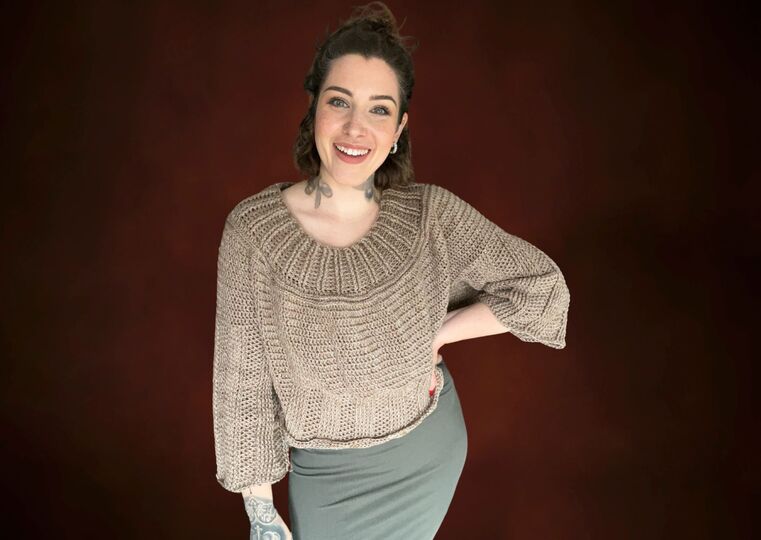 Häkelanleitung Pullover "KAFFEEBÖHNCHEN"