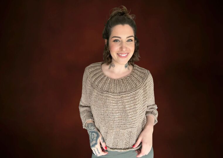 Häkelanleitung Pullover "KAFFEEBÖHNCHEN"