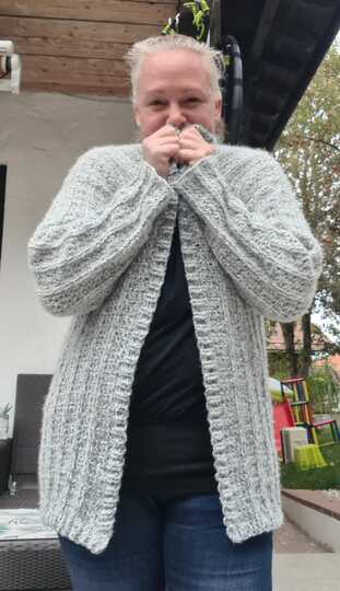 Crochet Pattern Cardigan / Vest / Jacket "Dorea"