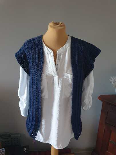 Crochet Pattern Cardigan / Vest / Jacket "Dorea"