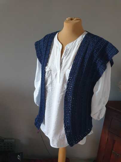 Crochet Pattern Cardigan / Vest / Jacket "Dorea"