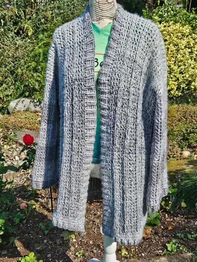 Crochet Pattern Cardigan / Vest / Jacket "Dorea"