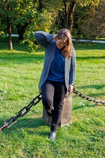 Häkelanleitung Cardigan / Jacke / Weste "Dorea"