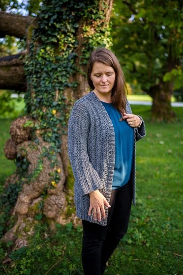 Häkelanleitung Cardigan / Jacke / Weste "Dorea"