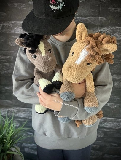 PDF Anleitung Deutsch Pferd häkeln Amigurumi