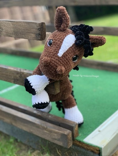 PDF Anleitung Deutsch Pferd häkeln Amigurumi